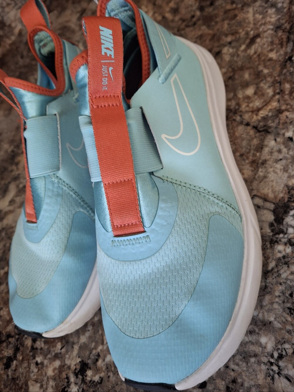 Nike Flex Plus Kids Size 5 Youth Blue Orange Running Shoes Sneakers small